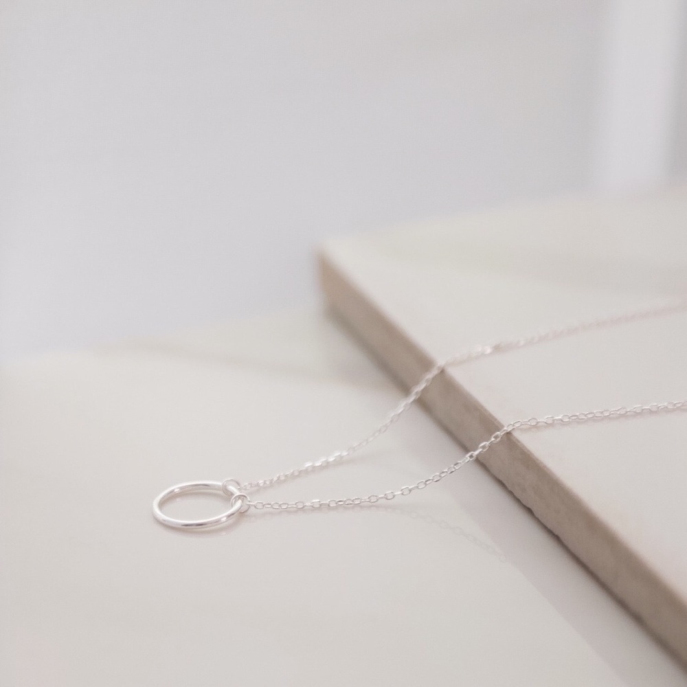 Circle Necklace | 925 Silver - Picture 3 of 6